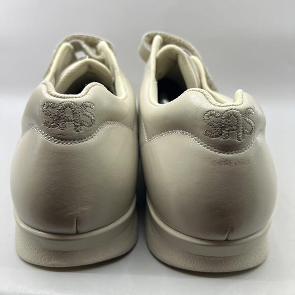 SAS VTO Dual Strap Walking Shoes Men Size 15 W Wide Beige Comfort Low Sneakers - Picture 4 of 8